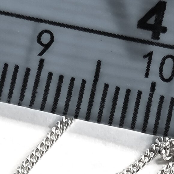 18 inch 925 Sterling Silver Italy Necklace, 925 Sterling Silver Chain - Picture 12 of 15